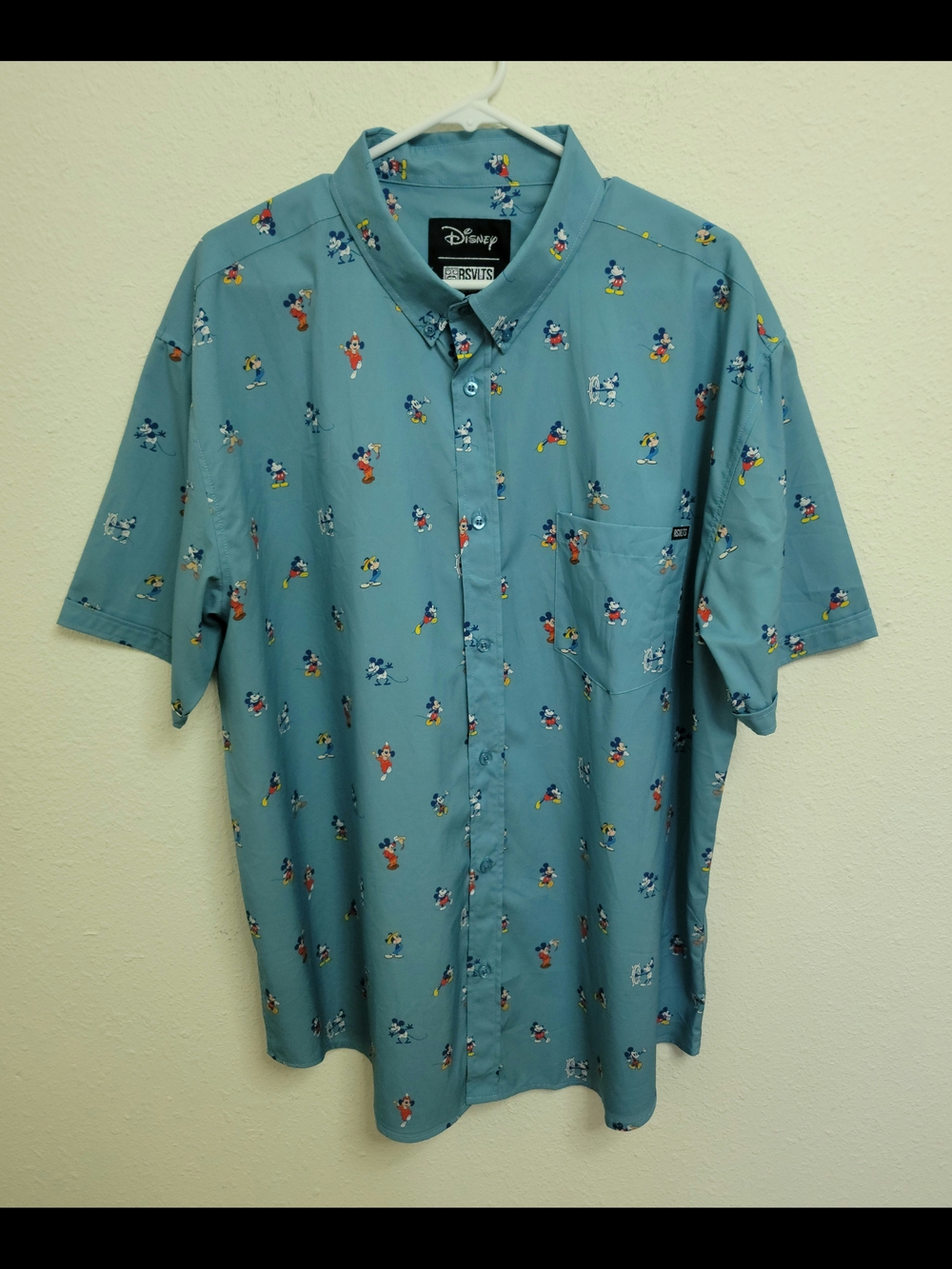 RSVLTS Disney 100 Lil Mickey's Button Down Shirt Men's 2XL